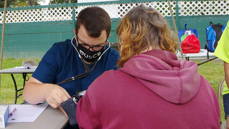 Community Health Screenings, photo credit: Matthew Robertson, Morning News