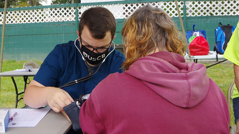 Community Health Screenings, photo credit: Matthew Robertson, Morning News