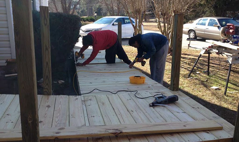 Wheelchair Ramp Construction